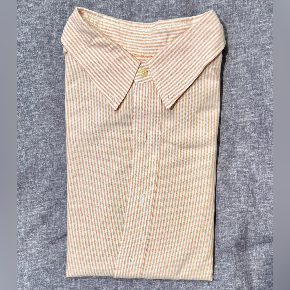 Polo Ralph Lauren Big & Tall Men’s 18" Oxford Light Red & White Striped Shirt